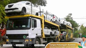 Truk pengangkut mobil kecil