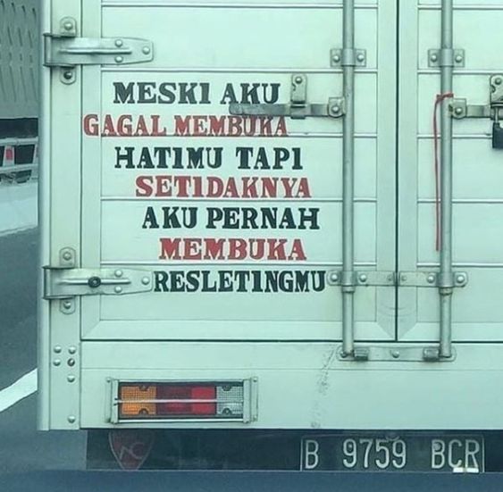 Kata Kata Truk Gokil Seni Kata Pada Truk Blog 0255