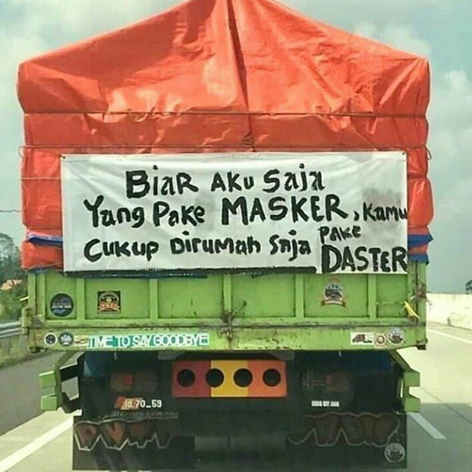 Kata Kata Truk Gokil Seni Kata Pada Truk Blog