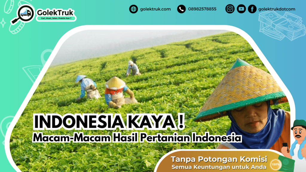 Macam-Macam Hasil Pertanian Indonesia - GolekTruk.com Blog