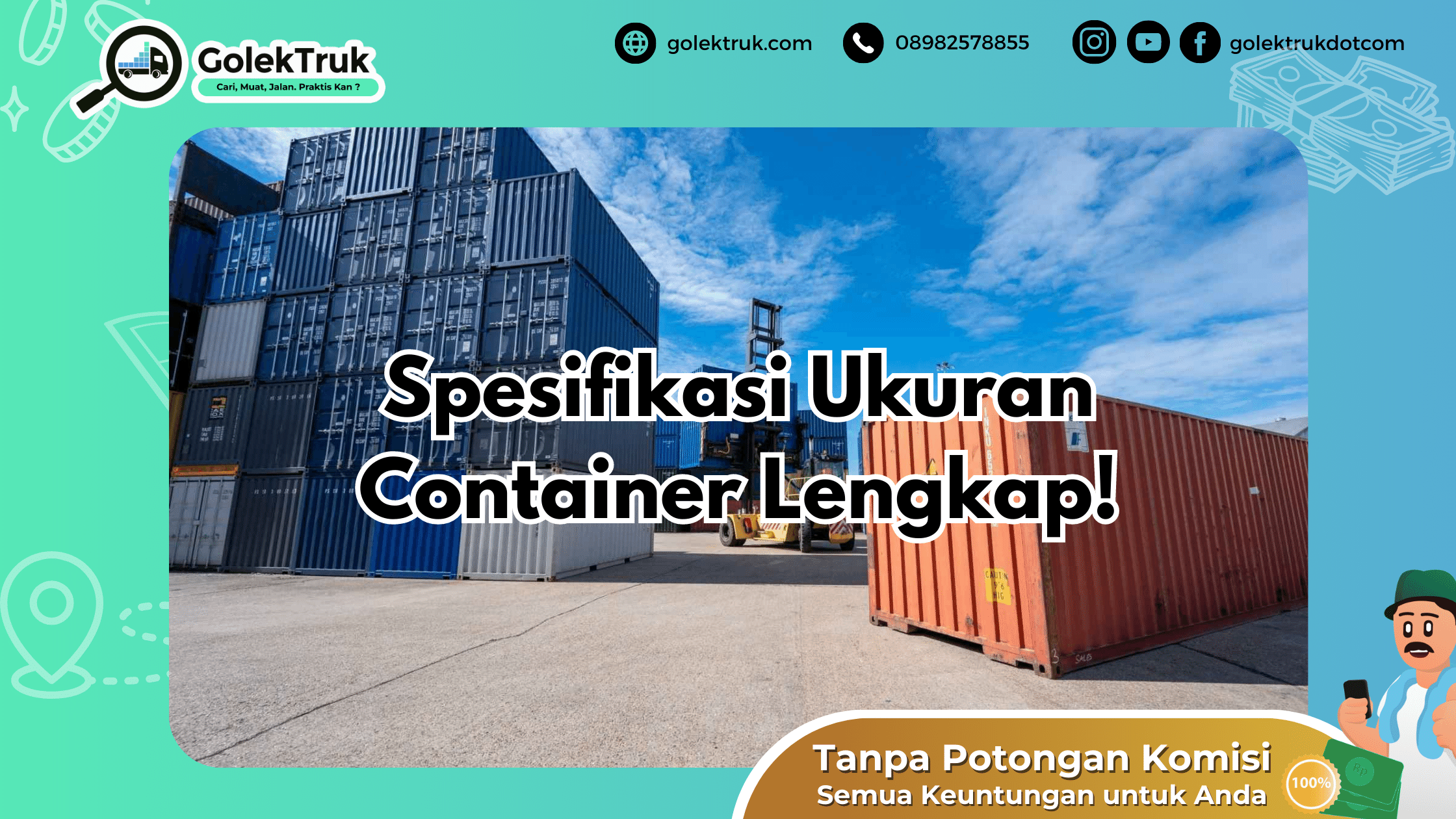 Spesifikasi Ukuran Container Lengkap
